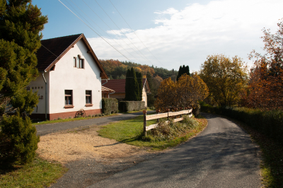 A vendégház ősszel